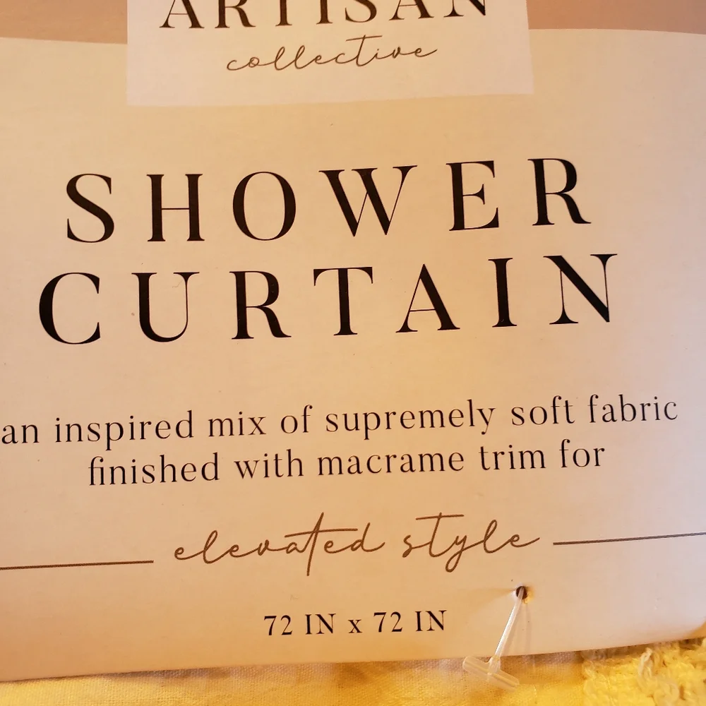 Ivory Shower Curtain